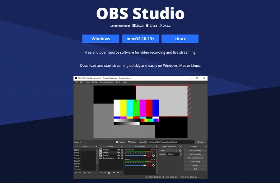 OBS Studio software