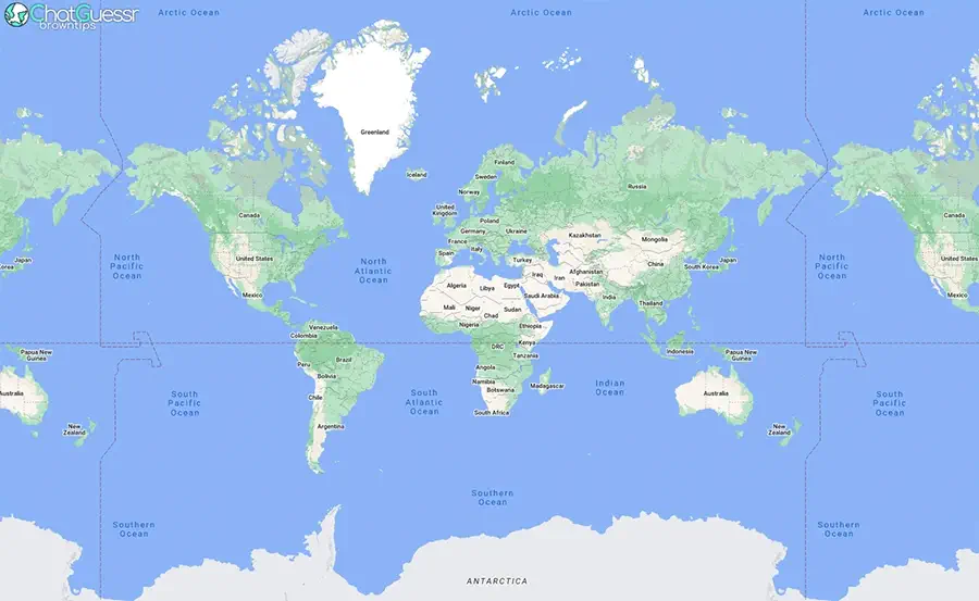 Geoguessr game picture