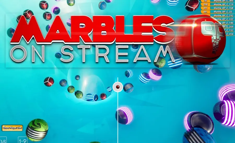 Marbles on Stream game