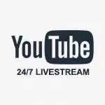 youtube 24/7 live stream icon