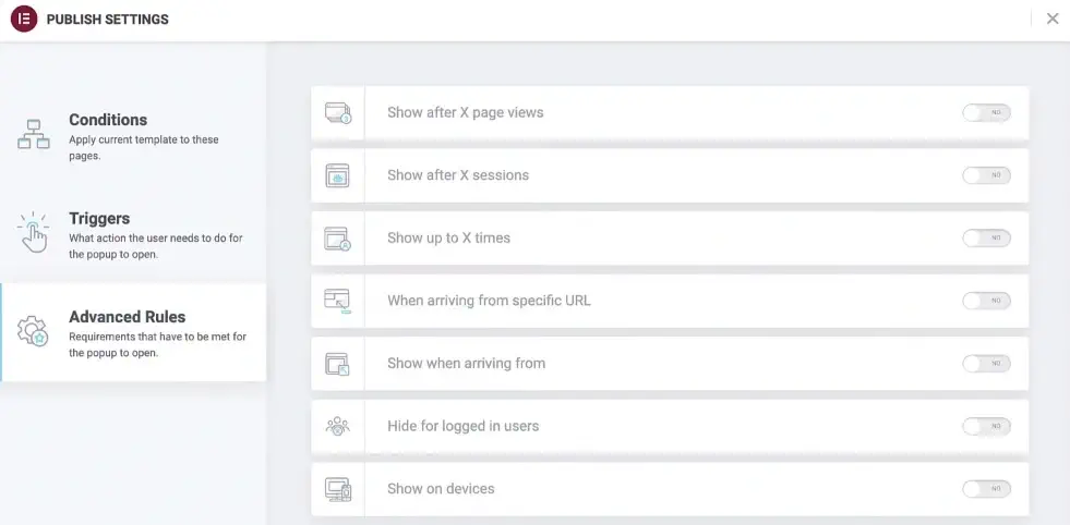 elementor-popup-advanced-rules