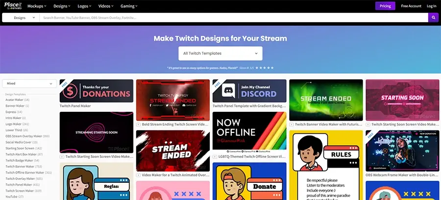 placeit twitch templates ready to use